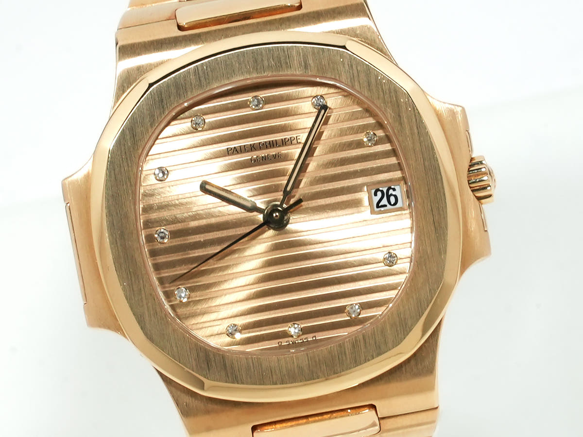 パテックフィリップ ノーチラス Ref.3800/1J-016 18KYG シャンパン11Pダイヤ文字盤 美中古 rfsa6jxr