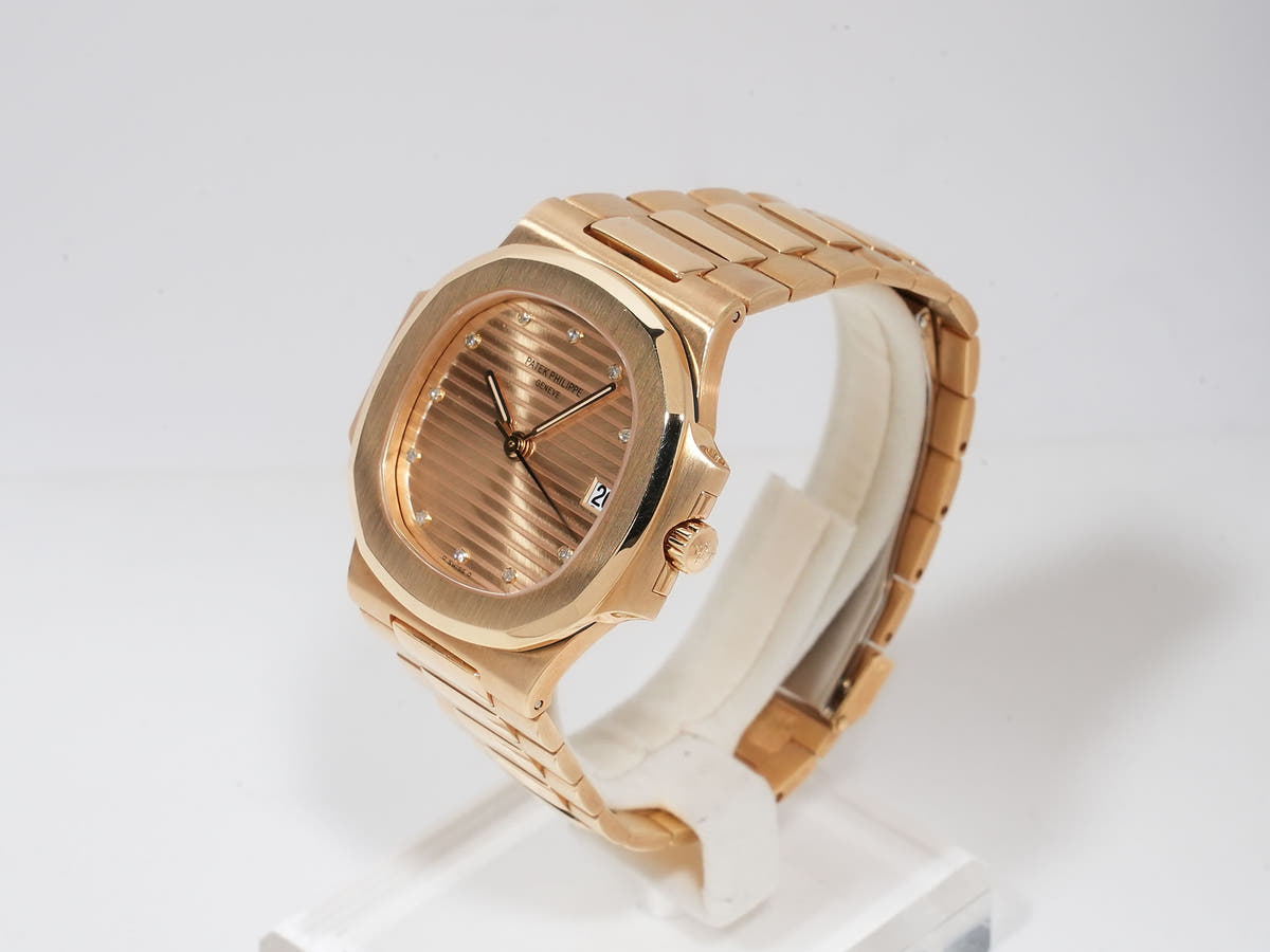 パテックフィリップ ノーチラス Ref.3800/1J-016 18KYG シャンパン11Pダイヤ文字盤 美中古 rfsa6jxr
