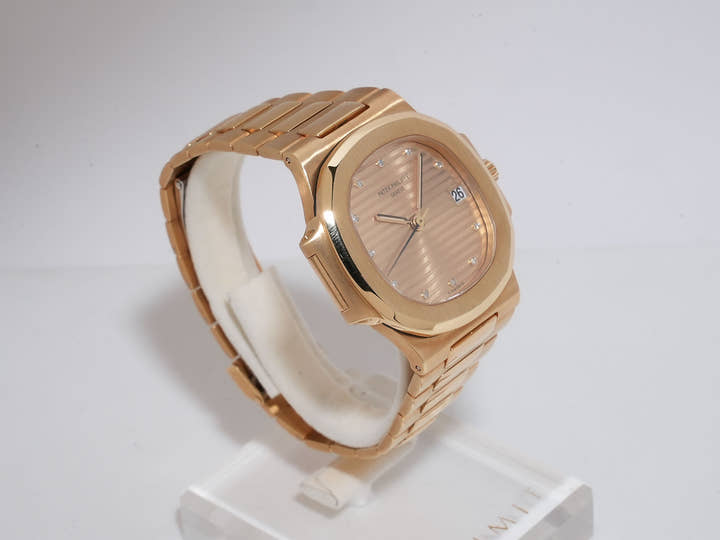 パテックフィリップ ノーチラス Ref.3800/1J-016 イエローゴールド シャンパン11Pダイヤ文字盤
