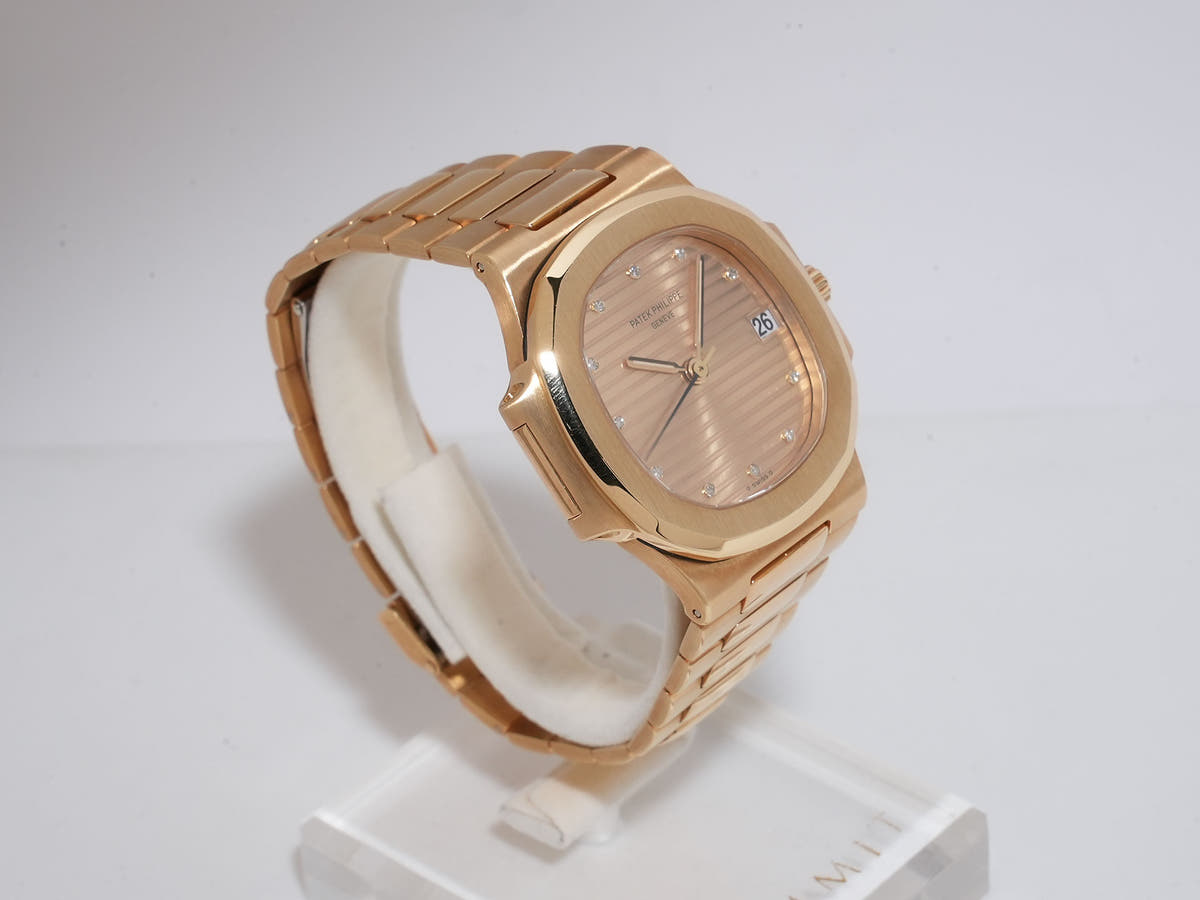 パテックフィリップ ノーチラス Ref.3800/1J-016 18KYG シャンパン11Pダイヤ文字盤 美中古 rfsa6jxr