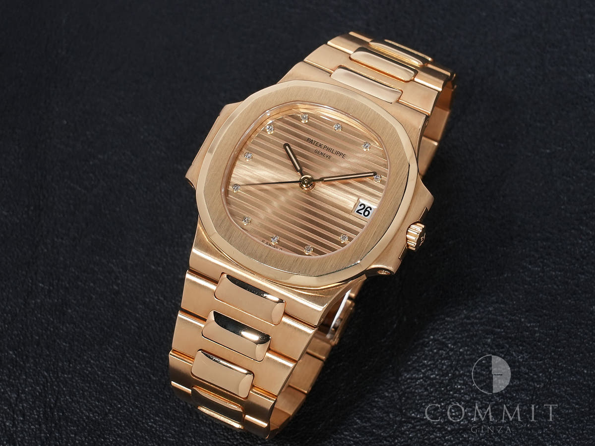 パテックフィリップ ノーチラス Ref.3800/1J-016 18KYG シャンパン11Pダイヤ文字盤 美中古 rfsa6jxr