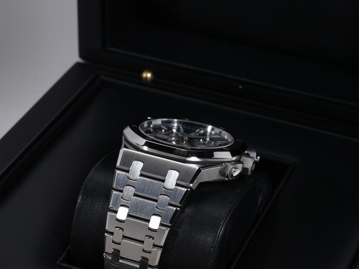 オーデマピゲ ロイヤルオーク クロノグラフ Ref.26331ST.OO.1220ST.01 SS ブルー文字盤 美品 s4dm4864