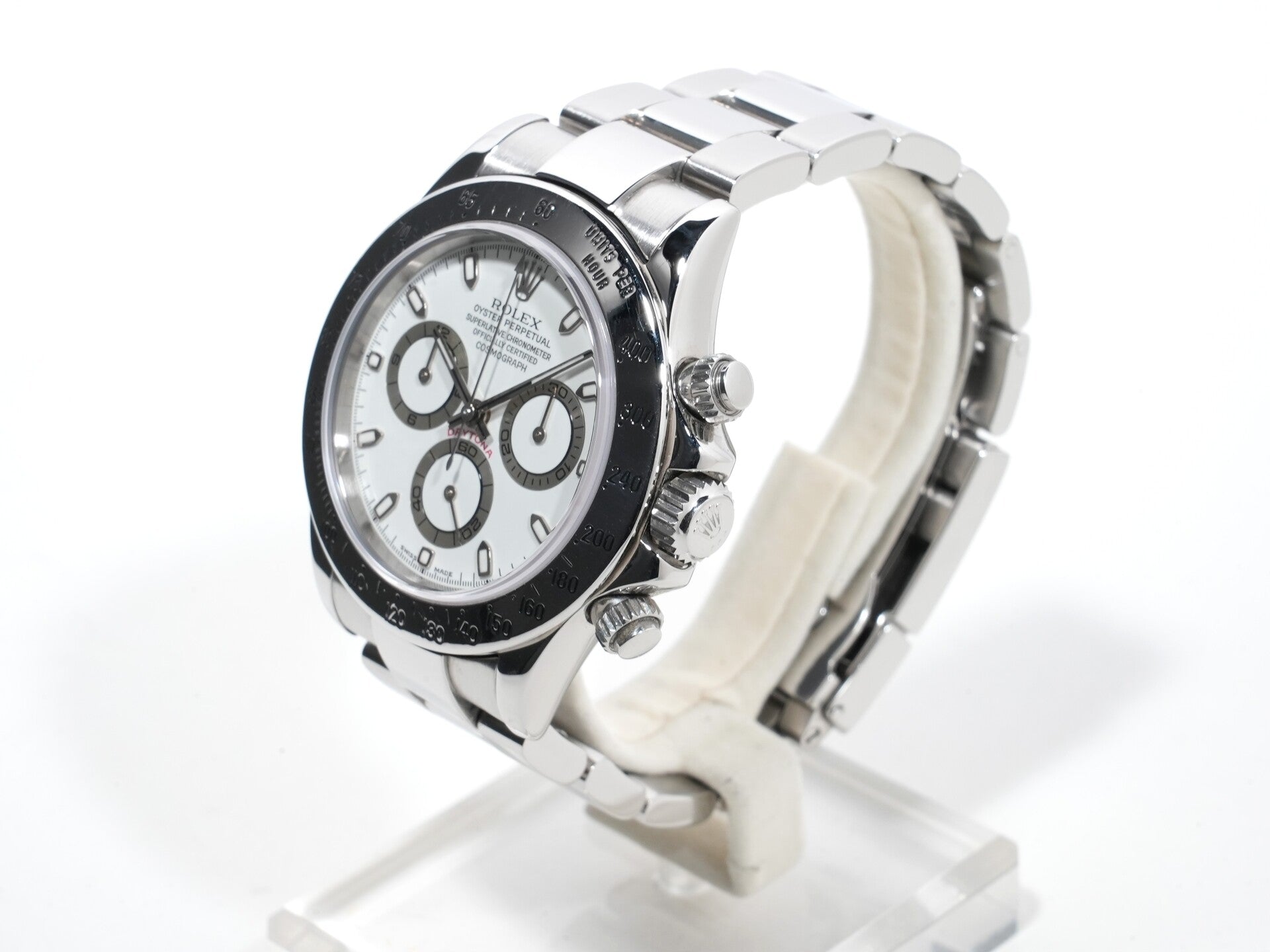 ロレックス デイトナ Ref.116520 SS ホワイト文字盤 中古 9q2w63jx