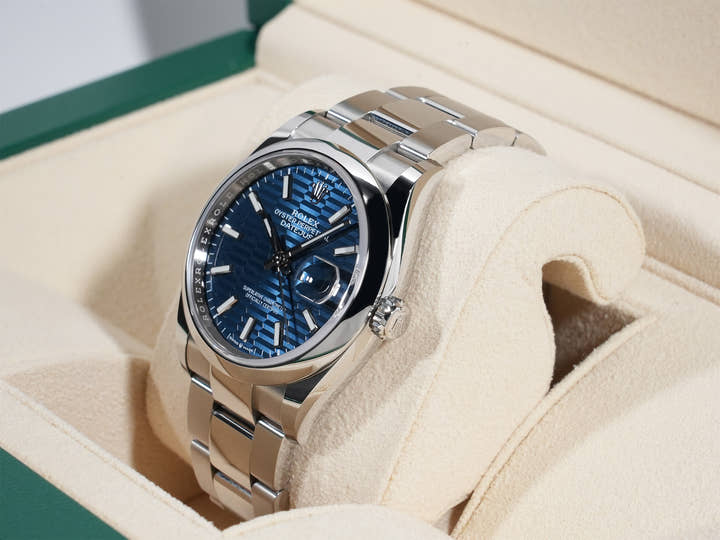 Rolex Datejust 36 Ref. 126200 Stainless Steel Blue Fluted Dial