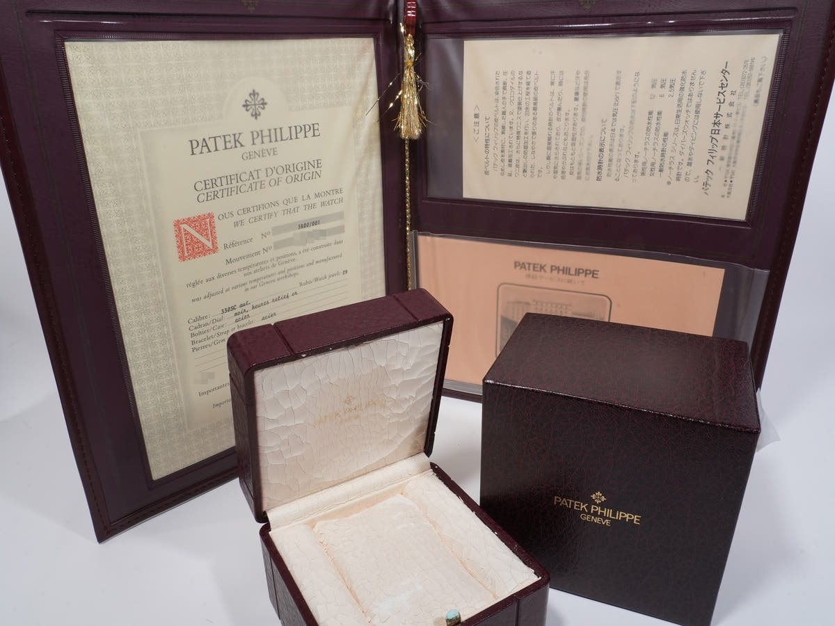 パテックフィリップ ノーチラス Ref.3800/001 SS ブルー文字盤 中古 q8123q56