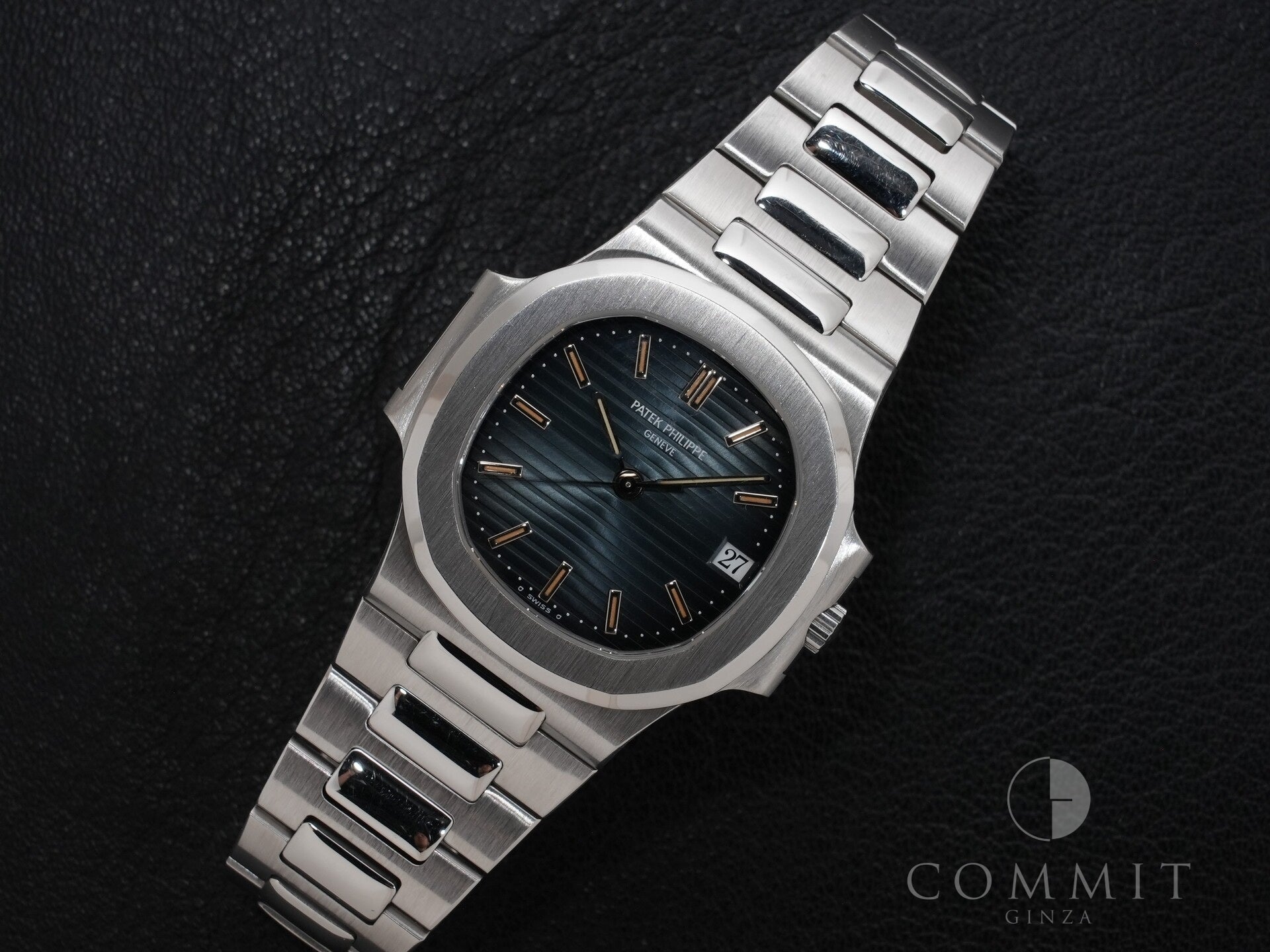パテックフィリップ ノーチラス Ref.3800/001 SS ブルー文字盤 中古 q8123q56