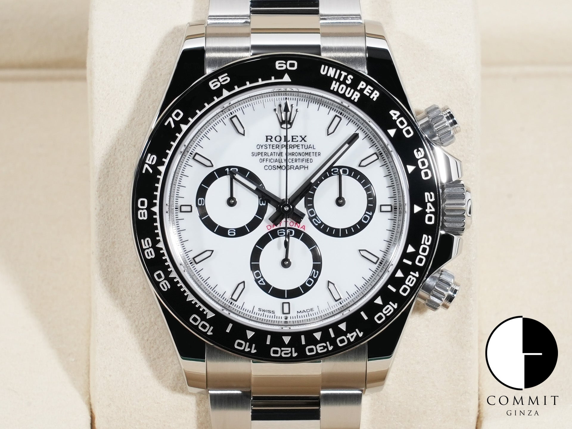 ロレックス デイトナ Ref.126500LN ステンレススチール ホワイト文字盤