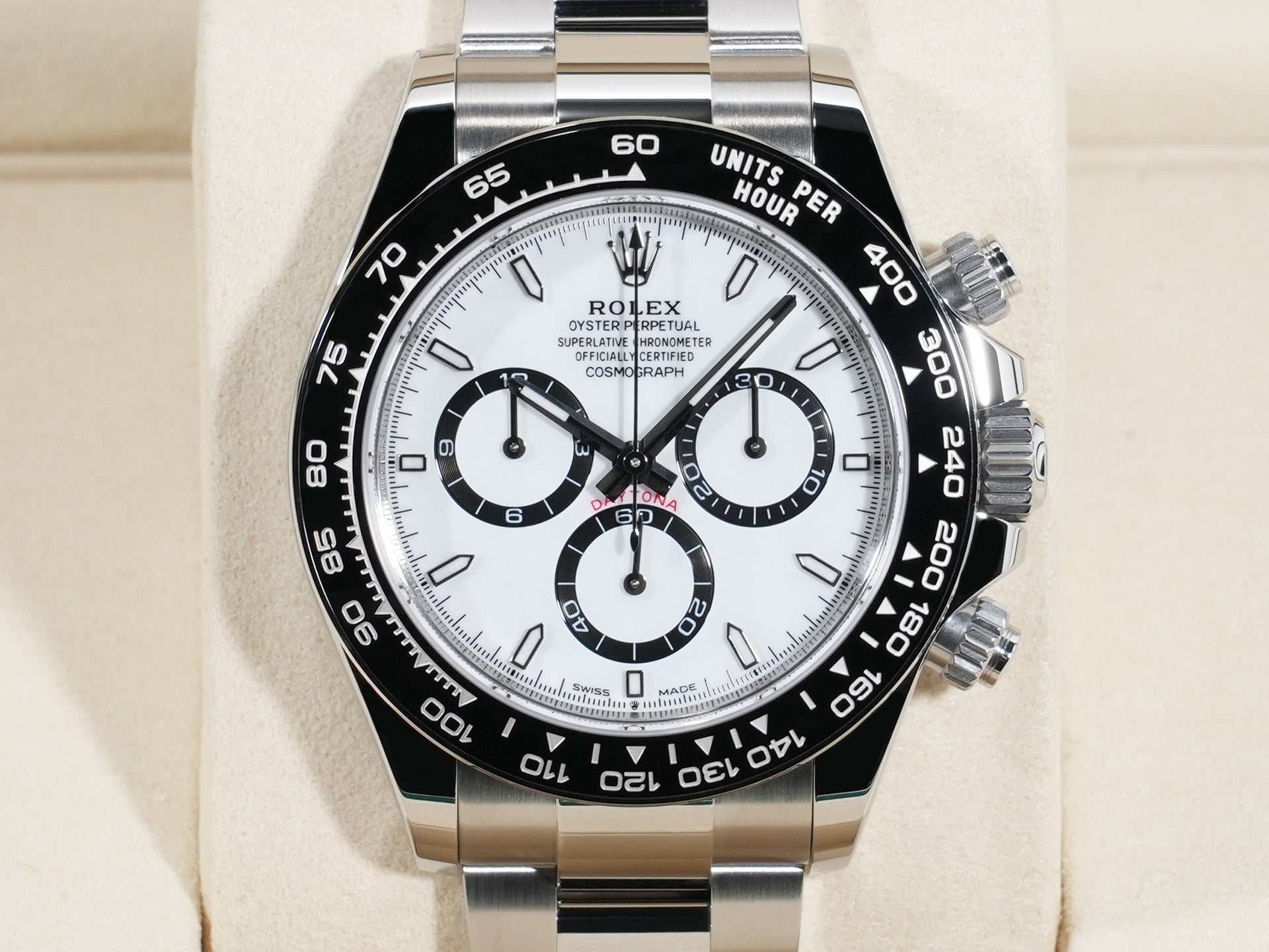 ロレックス デイトナ Ref.126500LN ステンレススチール ホワイト文字盤