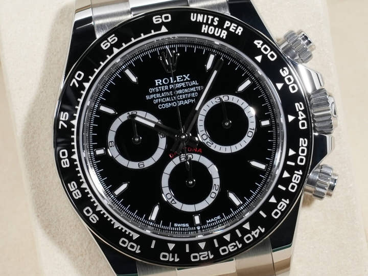 ロレックス デイトナ Ref.126500LN ステンレススチール ブラック文字盤