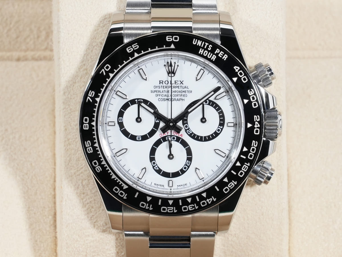 ロレックス デイトナ Ref.126500LN SS ホワイト文字盤 未使用 wgcxz7pk