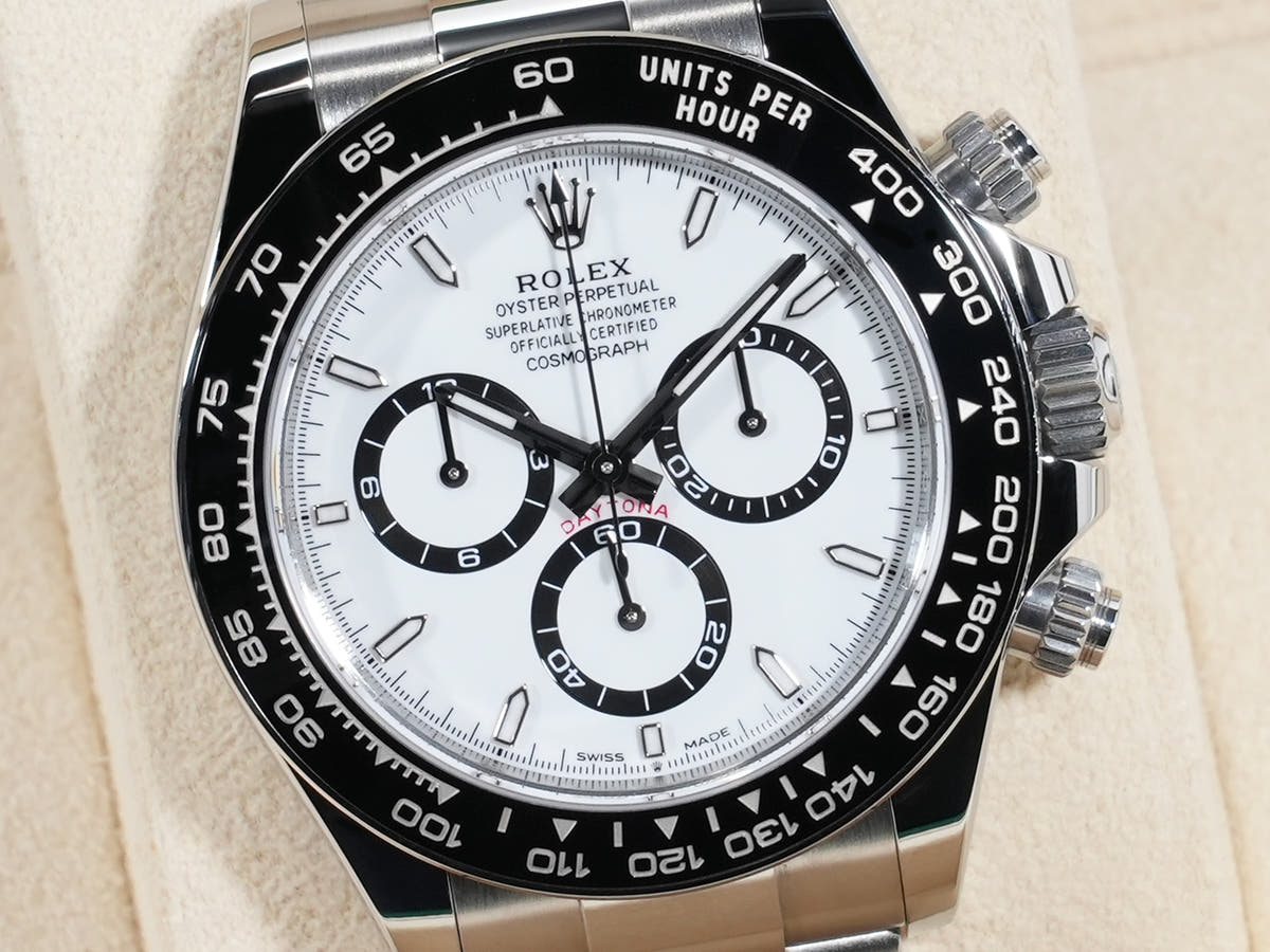 ロレックス デイトナ Ref.126500LN SS ホワイト文字盤 未使用 wgcxz7pk