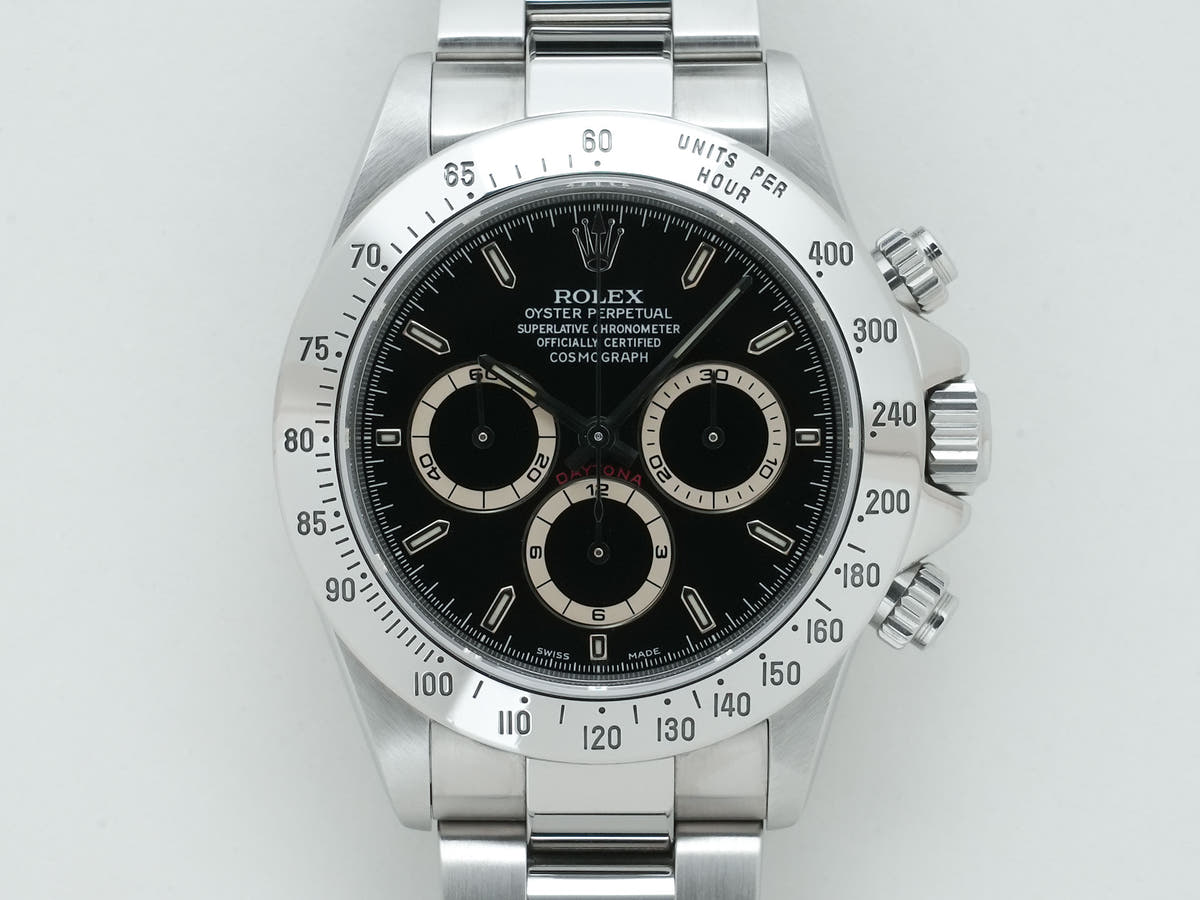 Rolex Daytona El Primero Ref.16520 SS Black Dial Used cvyg5ftr