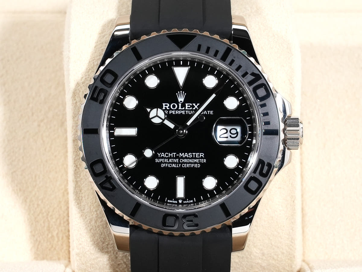 ロレックス ヨットマスター42 Ref.226659 18KWG ブラック文字盤 美品 wkekw4vi