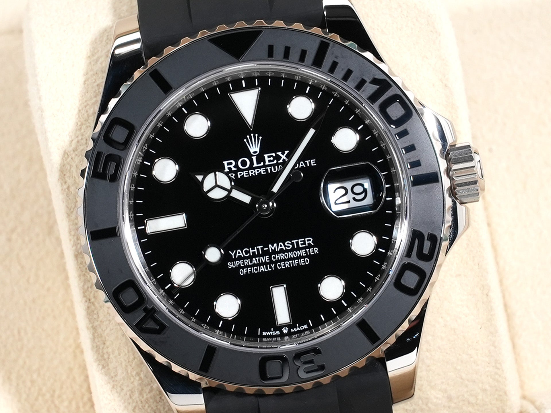 ロレックス ヨットマスター42 Ref.226659 18KWG ブラック文字盤 美品 wkekw4vi