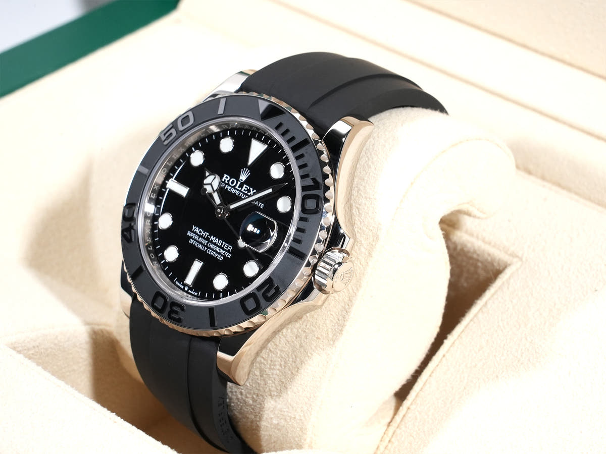 ロレックス ヨットマスター42 Ref.226659 18KWG ブラック文字盤 美品 wkekw4vi