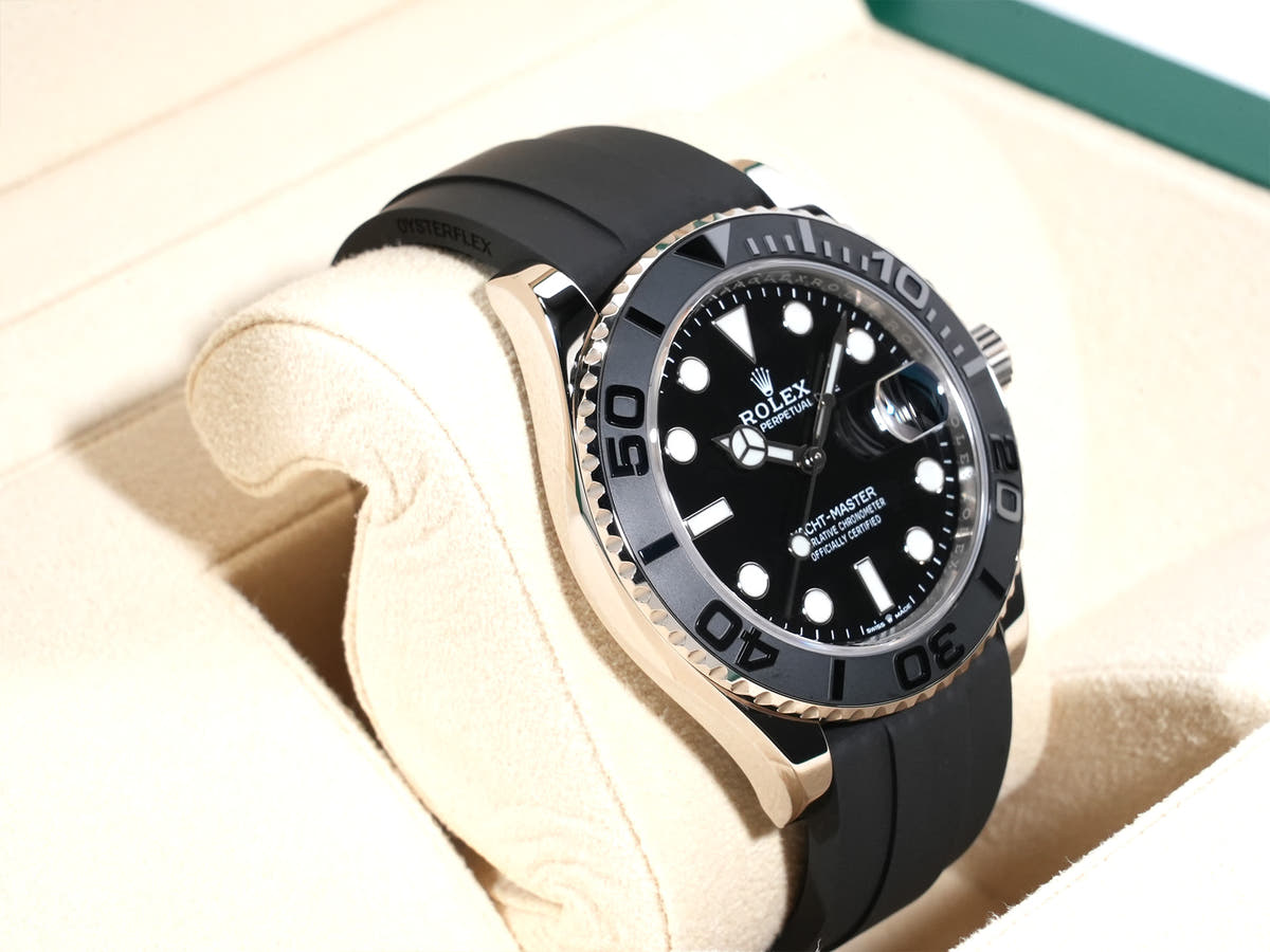 ロレックス ヨットマスター42 Ref.226659 18KWG ブラック文字盤 美品 wkekw4vi
