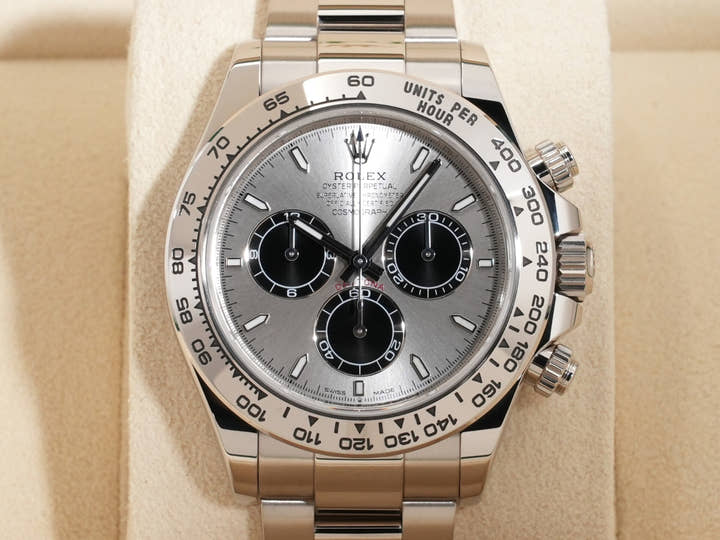 Rolex Daytona Ref. 126509 White Gold Steel x Bright Black Dial