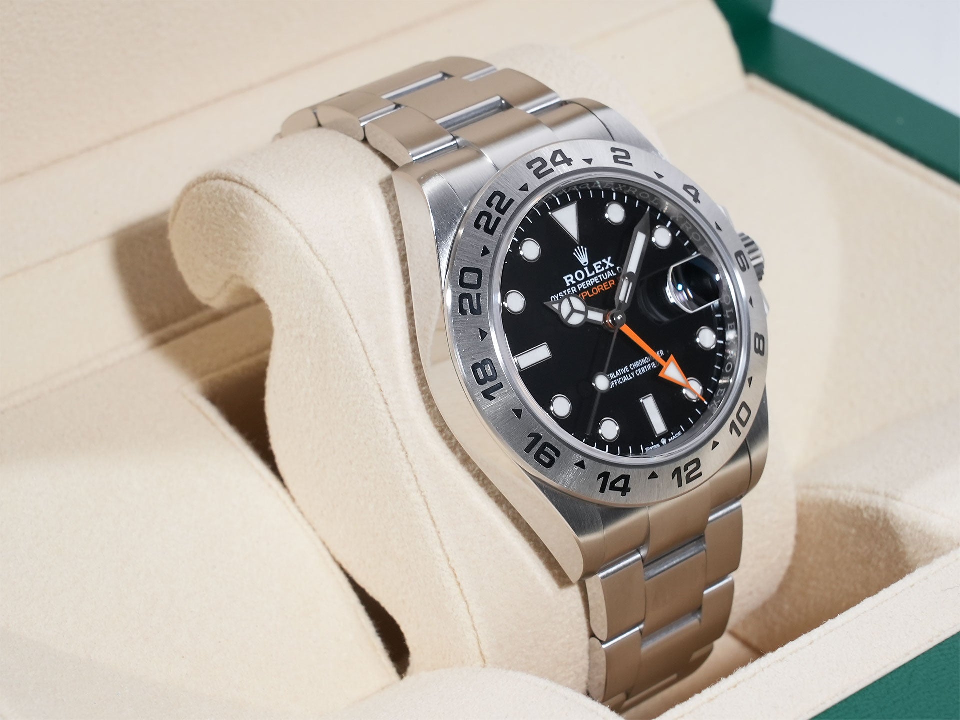 ロレックス エクスプローラーII Ref.226570 SS ブラック文字盤 美品 b389ck8j