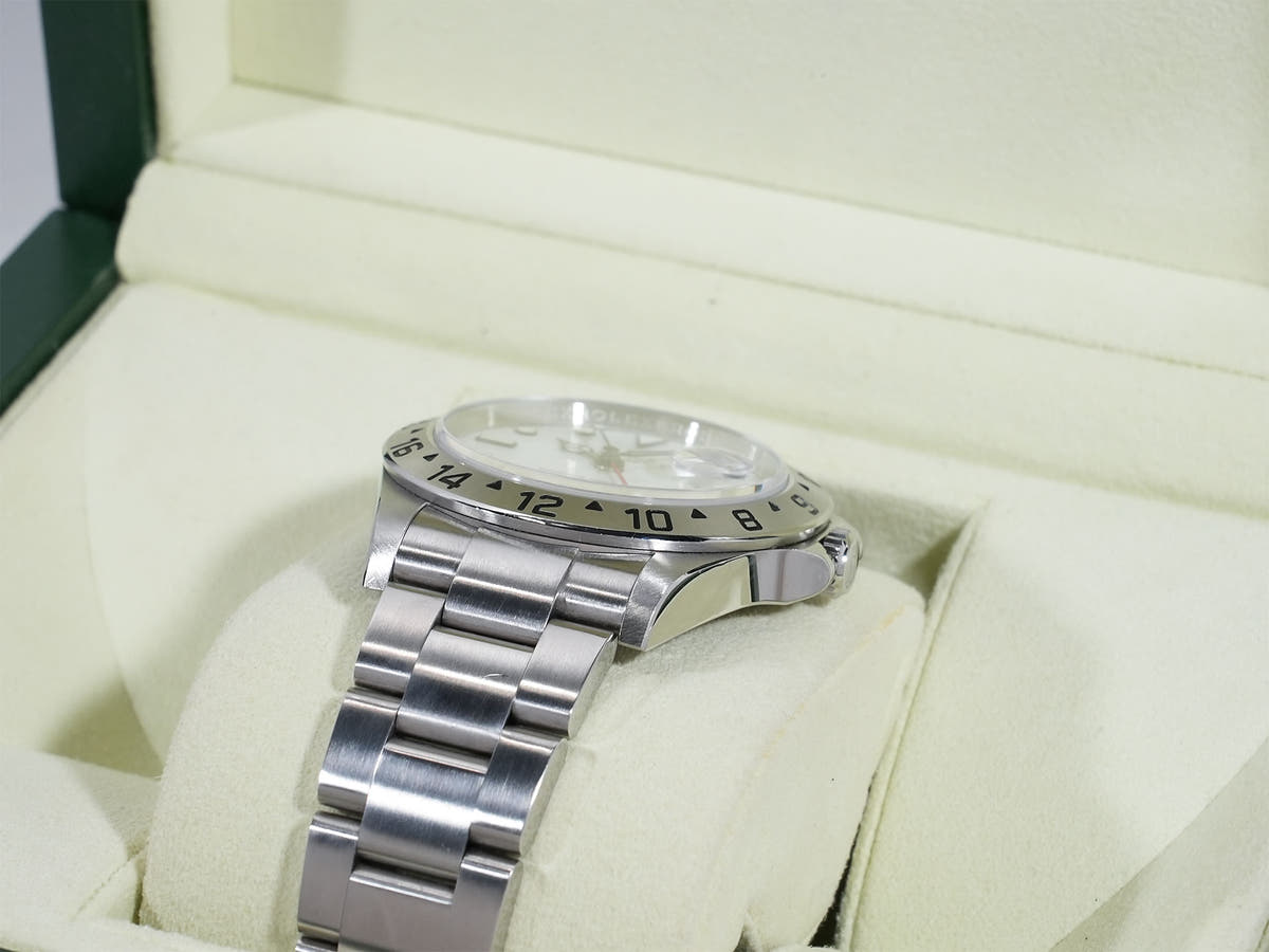 ロレックス エクスプローラーII Ref.16570 SS ホワイト文字盤 中古 fkqhkzoy