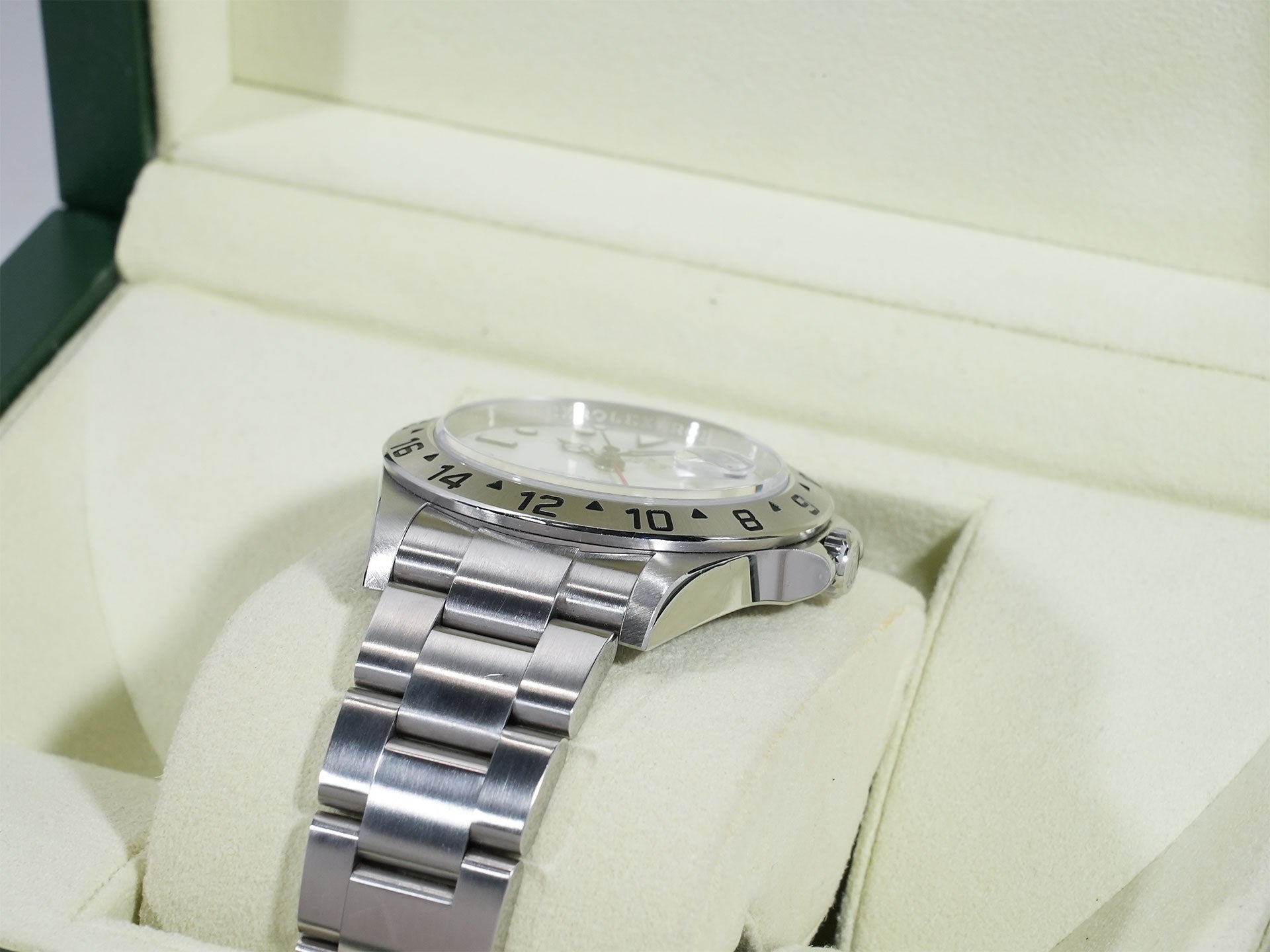 ロレックス エクスプローラーII Ref.16570 SS ホワイト文字盤 中古 fkqhkzoy
