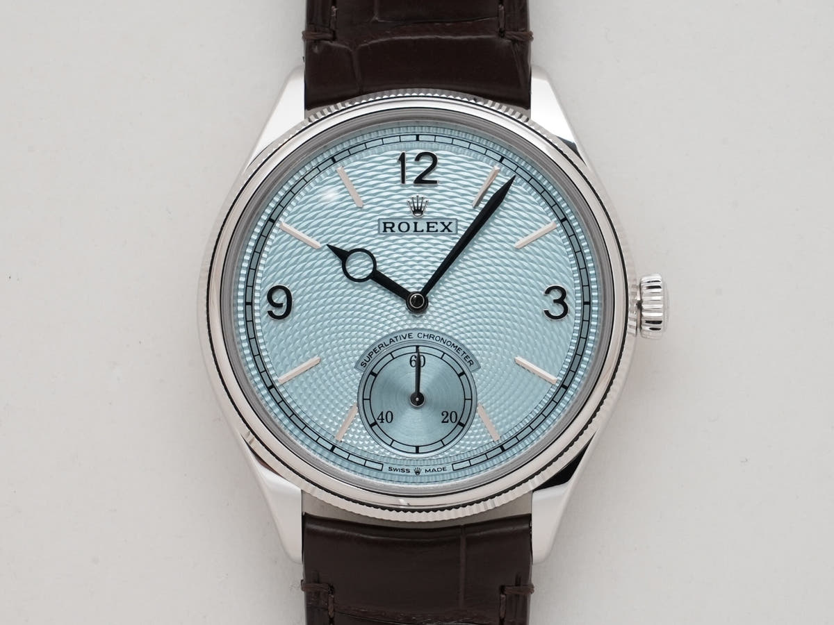 ロレックス 1908 Ref.52506 PT アイスブルー文字盤 未使用 iuuk6vra