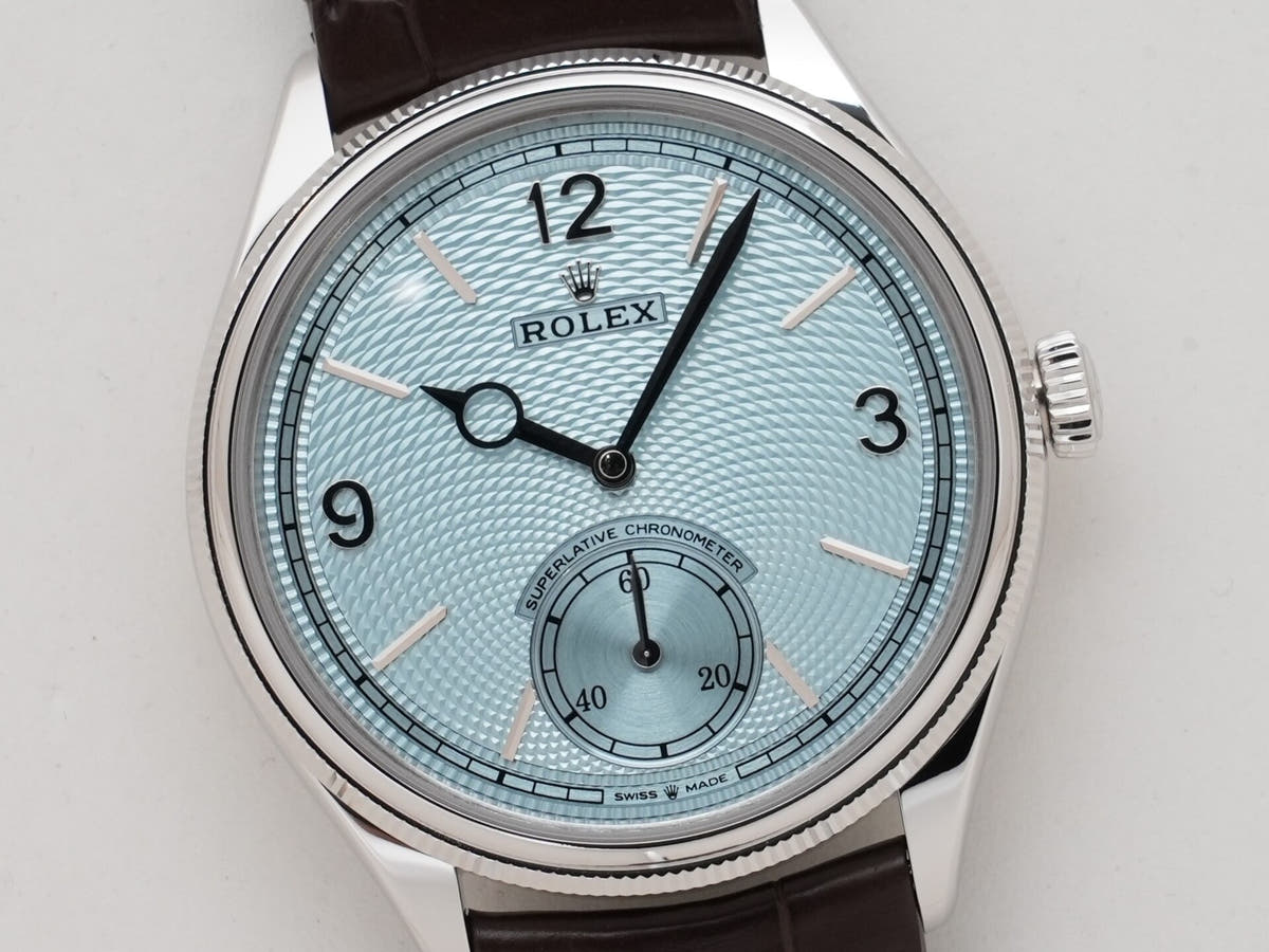 ロレックス 1908 Ref.52506 PT アイスブルー文字盤 未使用 iuuk6vra