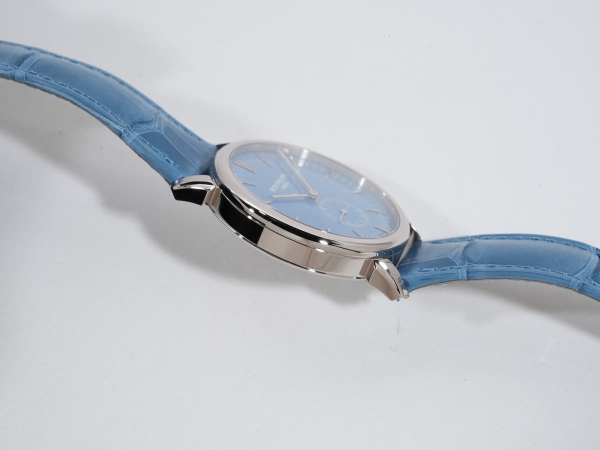 Patek Philippe Calatrava Grand Exhibition Tokyo 2023 Ref.6127G-010/7127G-010 18KWG Rack Light Blue (Sky Blue) Lilac Tone (Purple) Dial Excellent Condition 284kc7ij