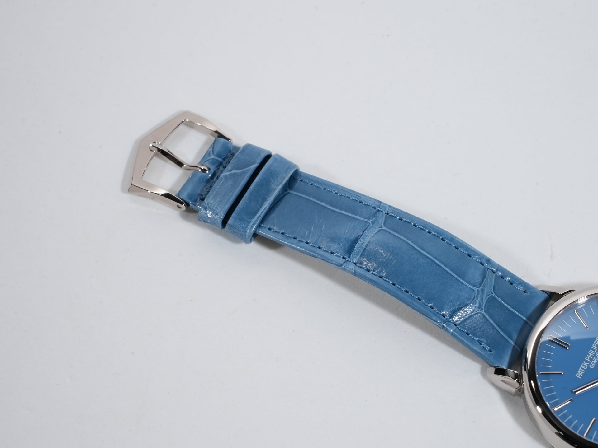 Patek Philippe Calatrava Grand Exhibition Tokyo 2023 Ref.6127G-010/7127G-010 18KWG Rack Light Blue (Sky Blue) Lilac Tone (Purple) Dial Excellent Condition 284kc7ij