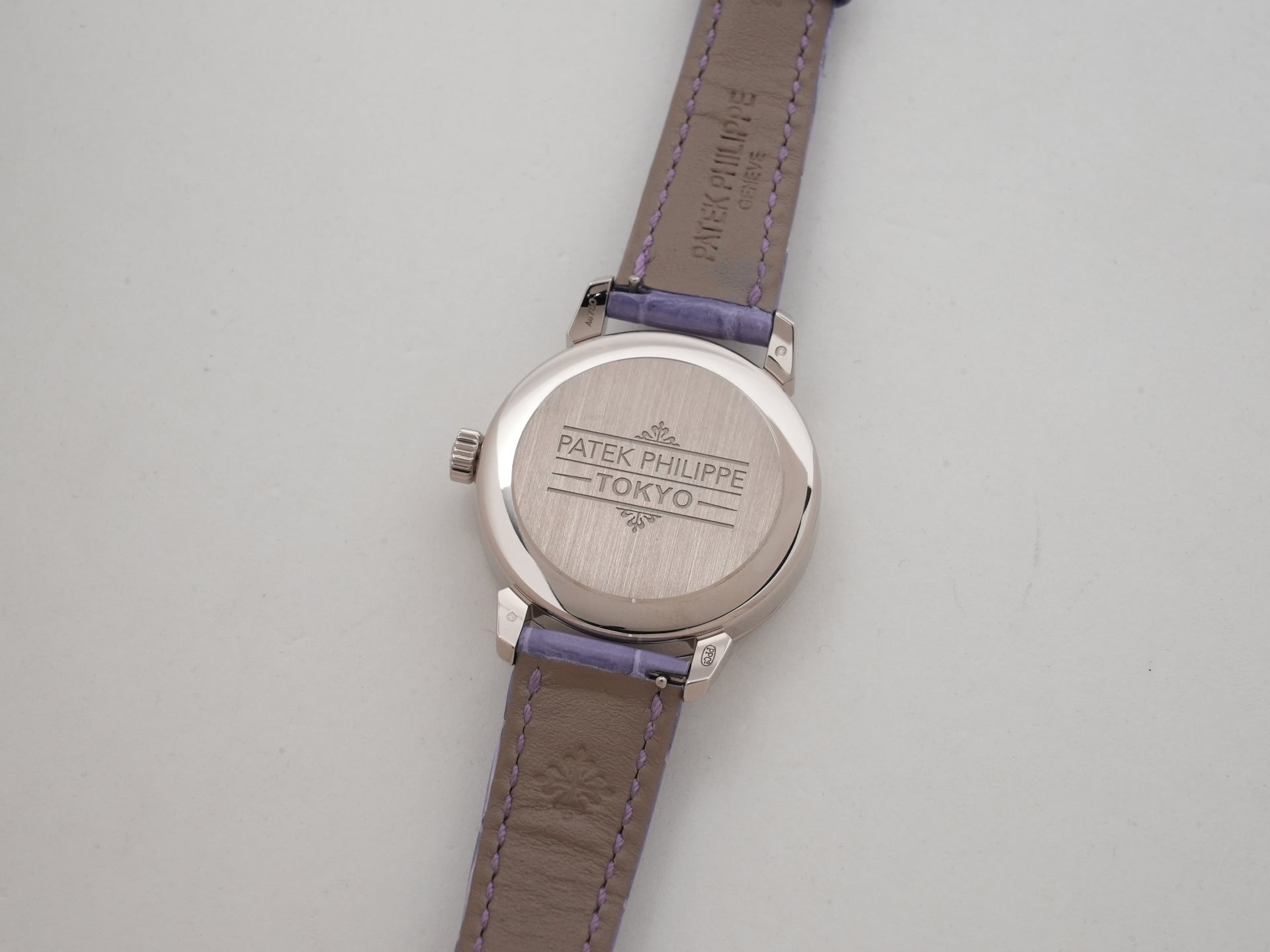 Patek Philippe Calatrava Grand Exhibition Tokyo 2023 Ref.6127G-010/7127G-010 18KWG Rack Light Blue (Sky Blue) Lilac Tone (Purple) Dial Excellent Condition 284kc7ij