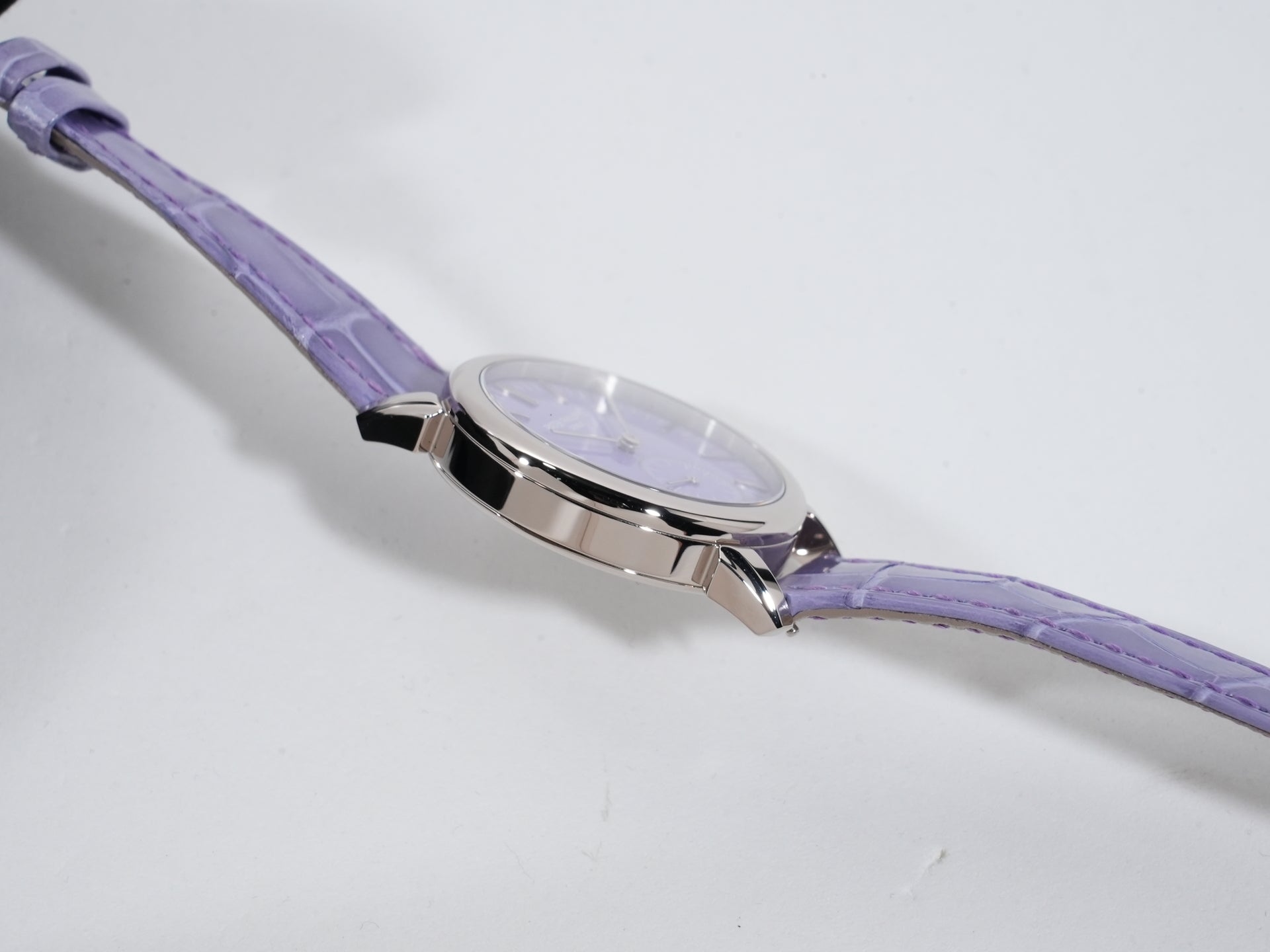 Patek Philippe Calatrava Grand Exhibition Tokyo 2023 Ref.6127G-010/7127G-010 18KWG Rack Light Blue (Sky Blue) Lilac Tone (Purple) Dial Excellent Condition 284kc7ij