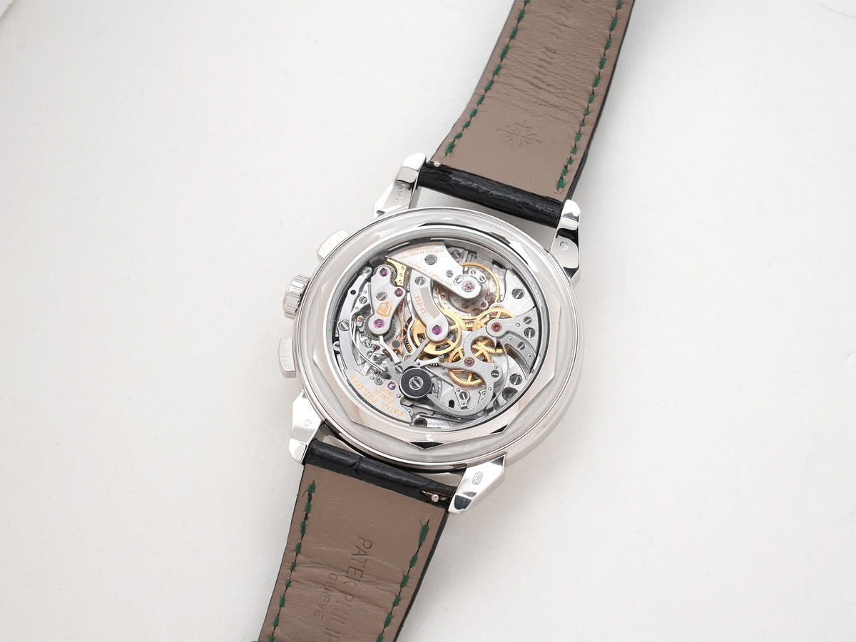 パテックフィリップ パーペチュアルカレンダー クロノグラフ Ref.5270P-014 PT ラックグリーン文字盤 美品 6f3kwpts