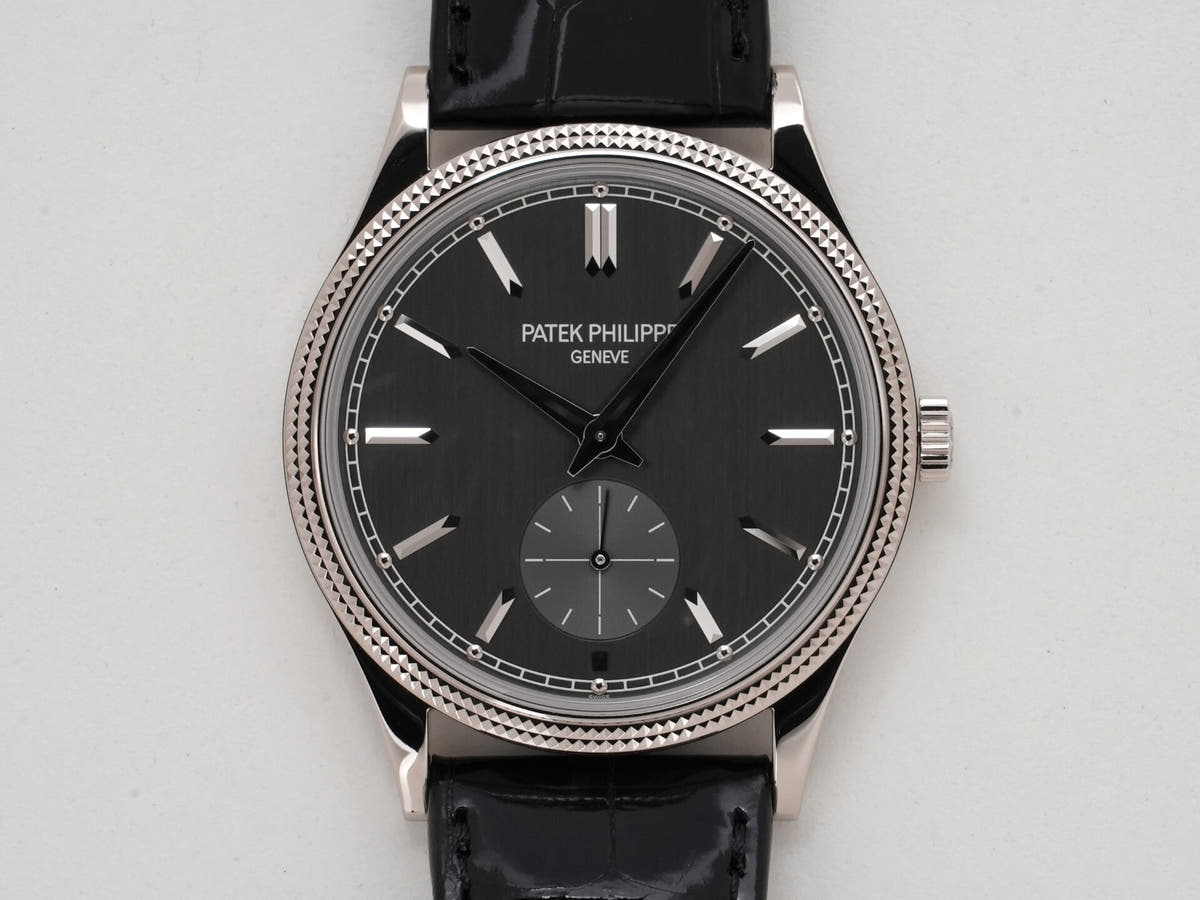パテックフィリップ カラトラバ Ref.6119G-001 18KWG グレー文字盤 美中古 yv73mhkq