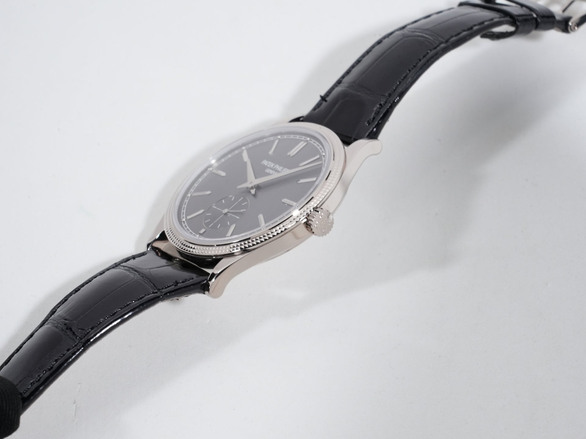 パテックフィリップ カラトラバ Ref.6119G-001 18KWG グレー文字盤 美中古 yv73mhkq