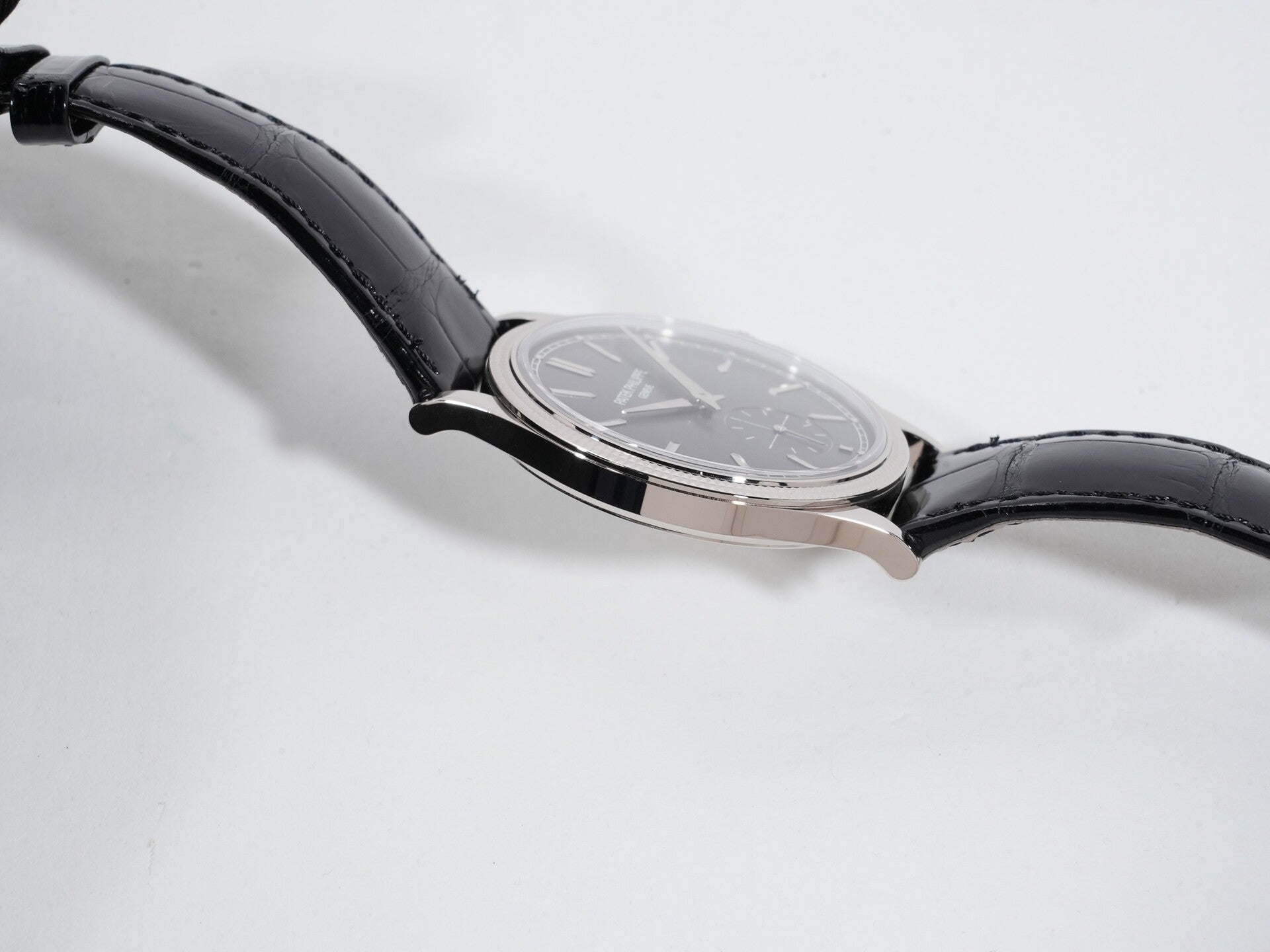 パテックフィリップ カラトラバ Ref.6119G-001 18KWG グレー文字盤 美中古 yv73mhkq