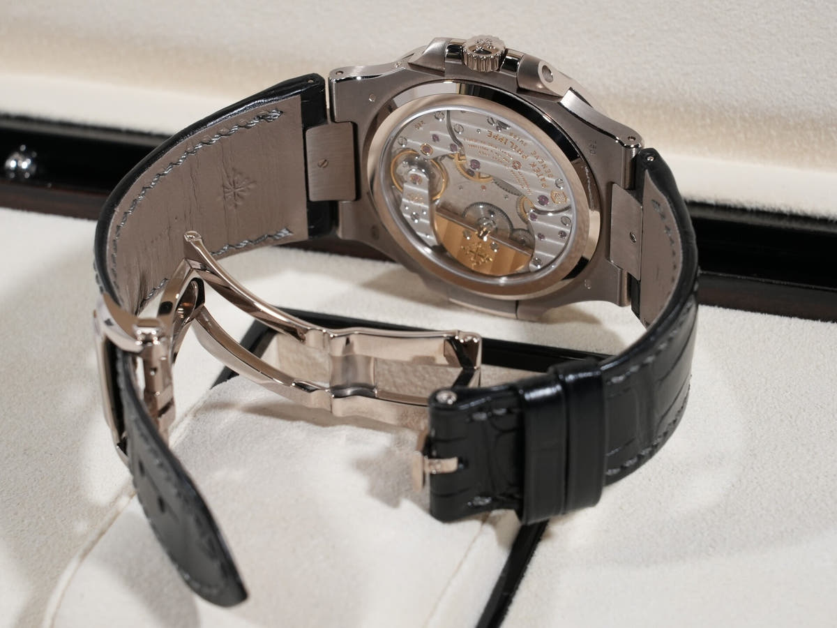パテックフィリップ ノーチラス プチコンプリケーション Ref.5712G-001 18KWG スレート文字盤 美中古 4h57minb