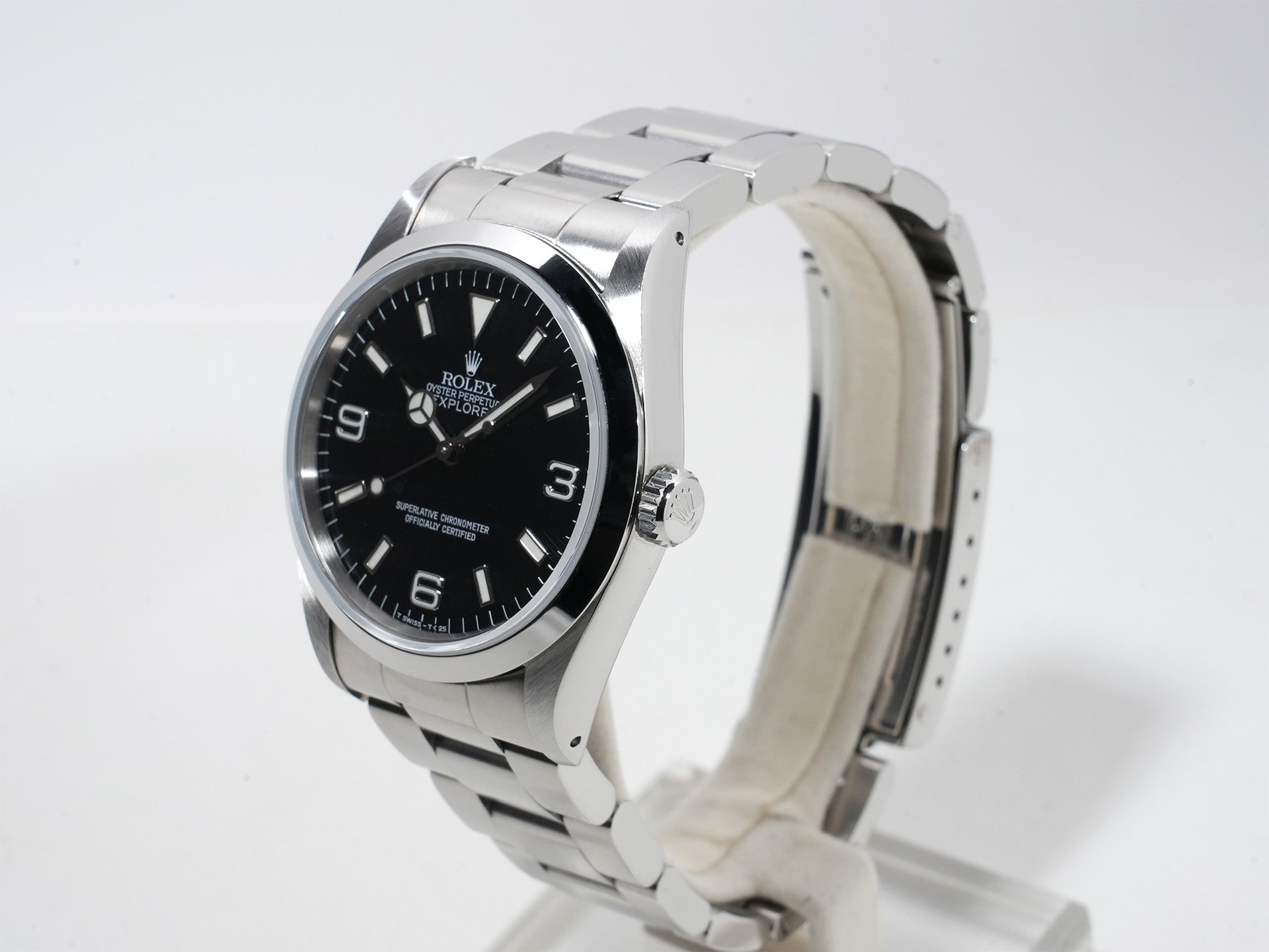 ロレックス エクスプローラーⅠ Ref.14270 SS ブラック文字盤 美中古 d7r3t3oa