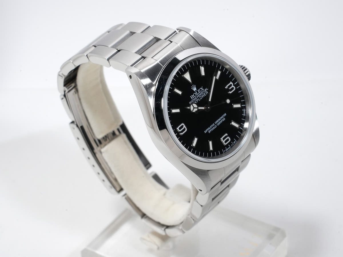 ロレックス エクスプローラーⅠ Ref.14270 SS ブラック文字盤 美中古 d7r3t3oa