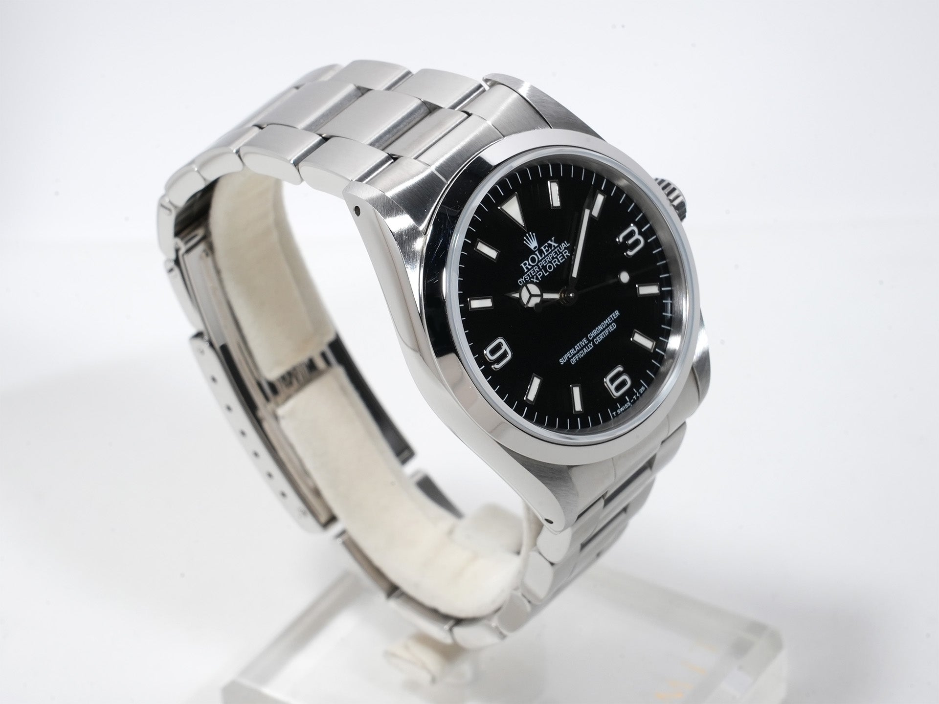 ロレックス エクスプローラーⅠ Ref.14270 SS ブラック文字盤 美中古 d7r3t3oa