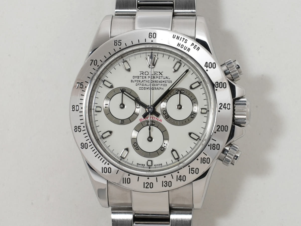 ロレックス デイトナ Ref.116520 SS ホワイト文字盤 中古 caavvsqy