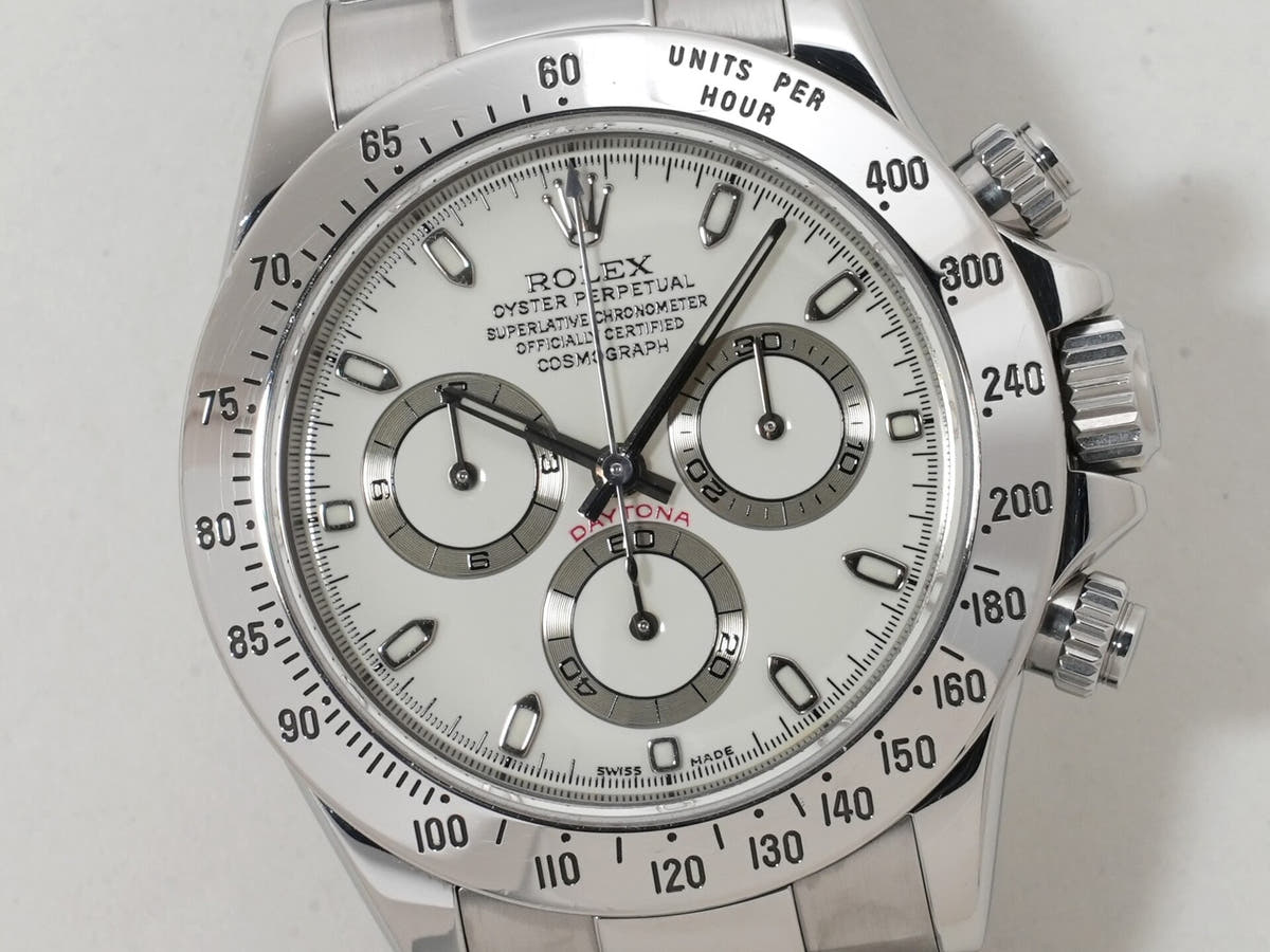 ロレックス デイトナ Ref.116520 SS ホワイト文字盤 中古 caavvsqy