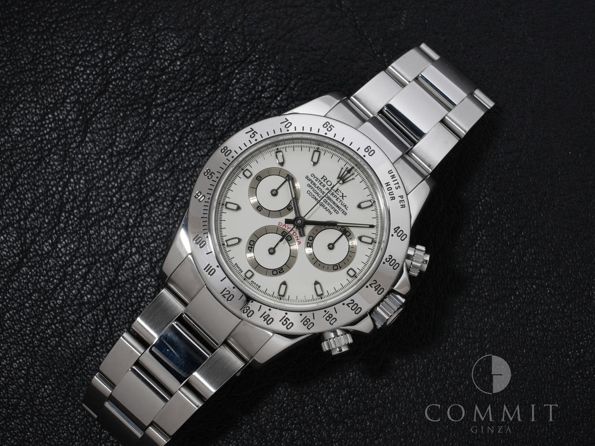 ロレックス デイトナ Ref.116520 SS ホワイト文字盤 中古 caavvsqy
