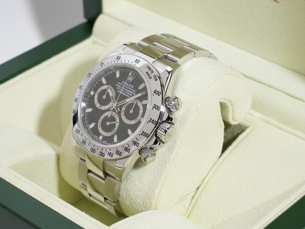 ロレックス デイトナ Ref.116520 SS ブラック文字盤 中古 ynebyrj5