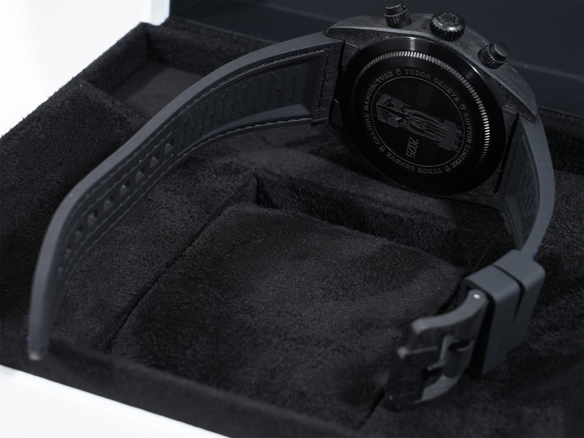 チューダー ブラックベイ クロノグラフ カーボン 25 Ref.79377KN black carbon fibre ホワイト文字盤 未使用 m7yj9qbk