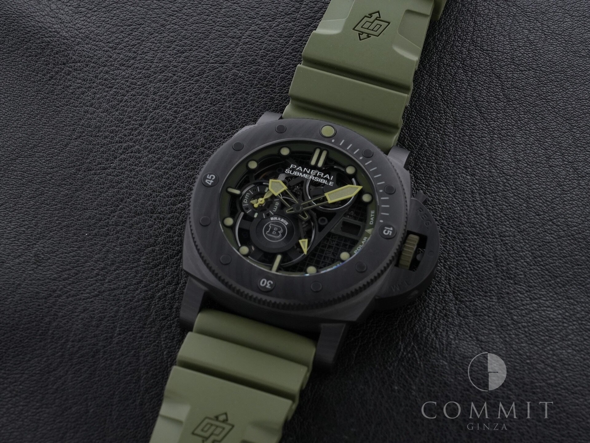 Panerai Submersible S Brabus Carbotech Ref.PAM01283 Carbotech Skeleton Dial Good Condition 9t39iby7