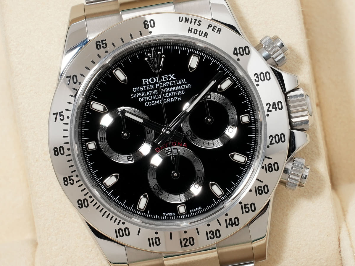 ロレックス デイトナ Ref.116520 SS ブラック文字盤 中古 c5egn47j