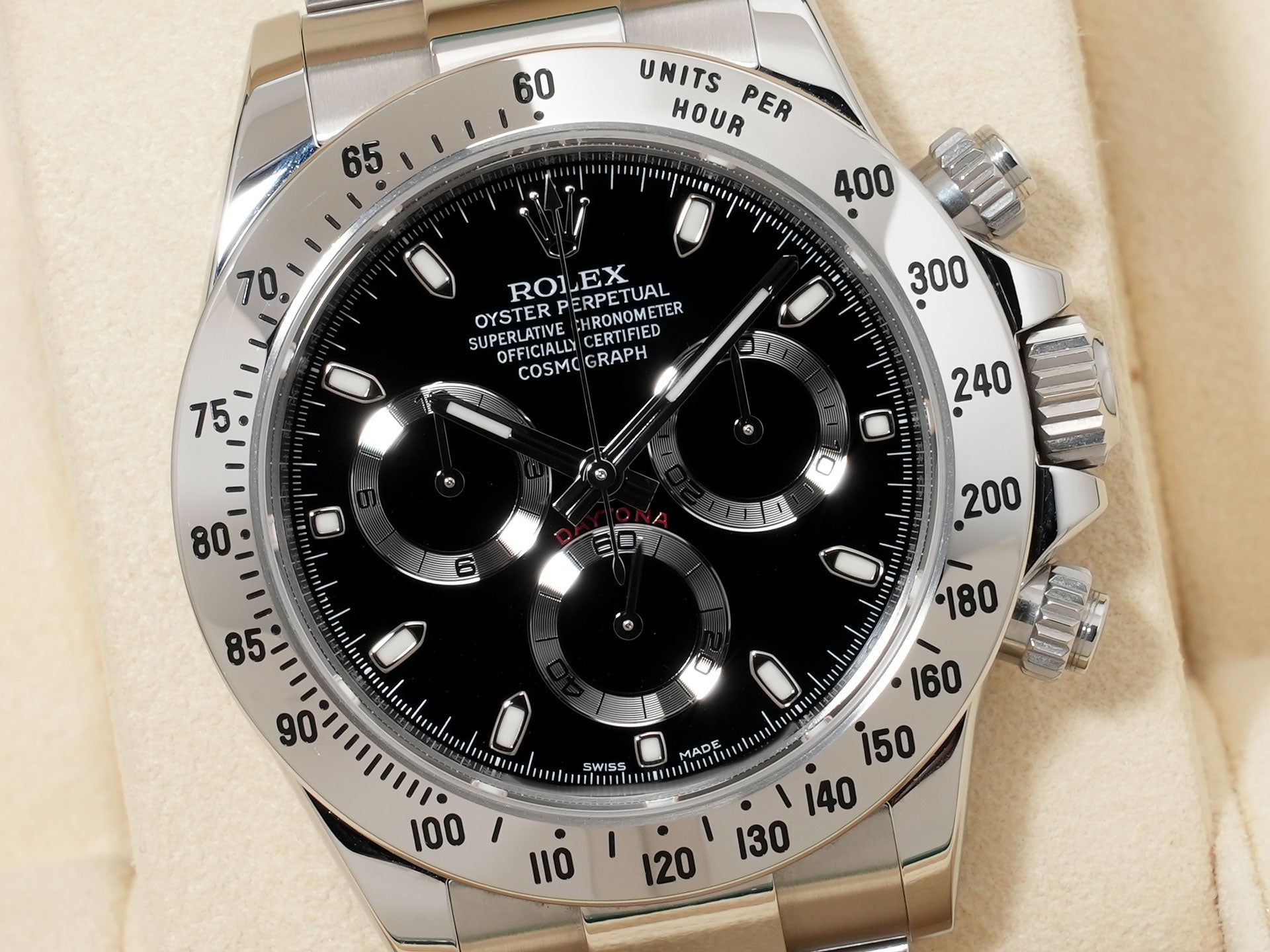 ロレックス デイトナ Ref.116520 SS ブラック文字盤 中古 c5egn47j