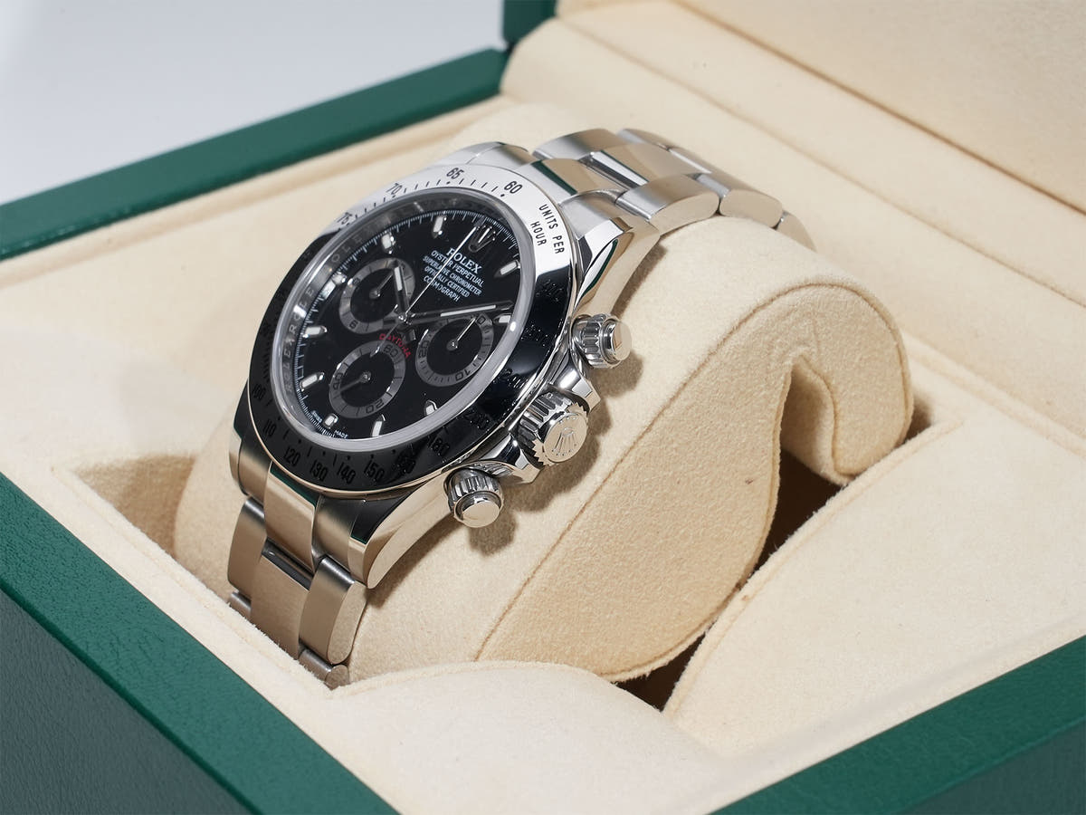 ロレックス デイトナ Ref.116520 SS ブラック文字盤 中古 c5egn47j