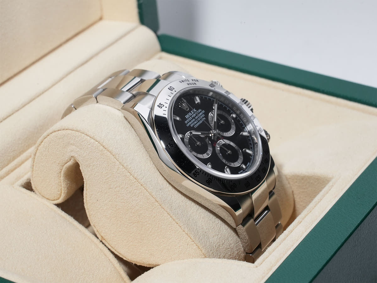 ロレックス デイトナ Ref.116520 SS ブラック文字盤 中古 c5egn47j