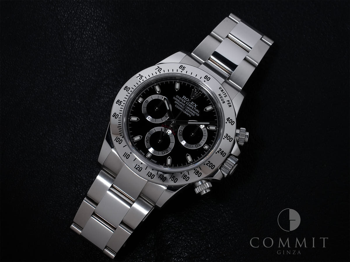 ロレックス デイトナ Ref.116520 SS ブラック文字盤 中古 c5egn47j
