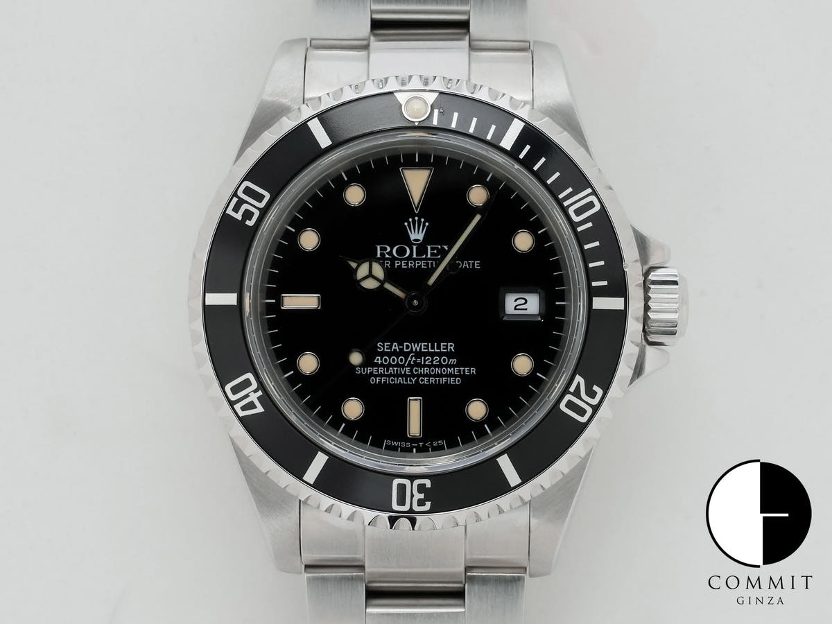ロレックス シードゥエラー Ref.16600 SS ブラック文字盤 美中古 awcn4svo